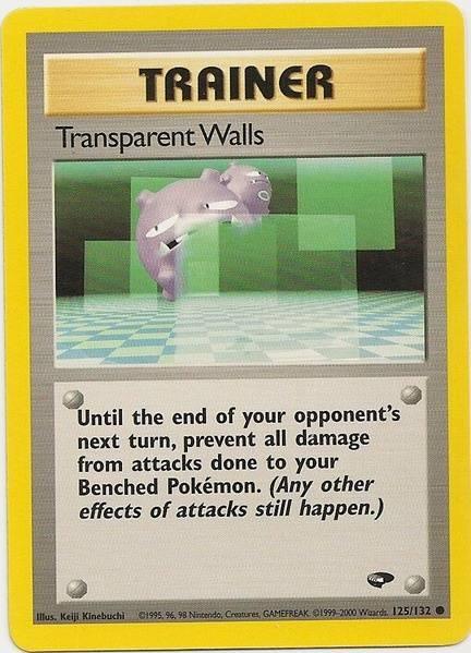 Transparent Walls (125/132) [Gym Challenge Unlimited] (Online Only)