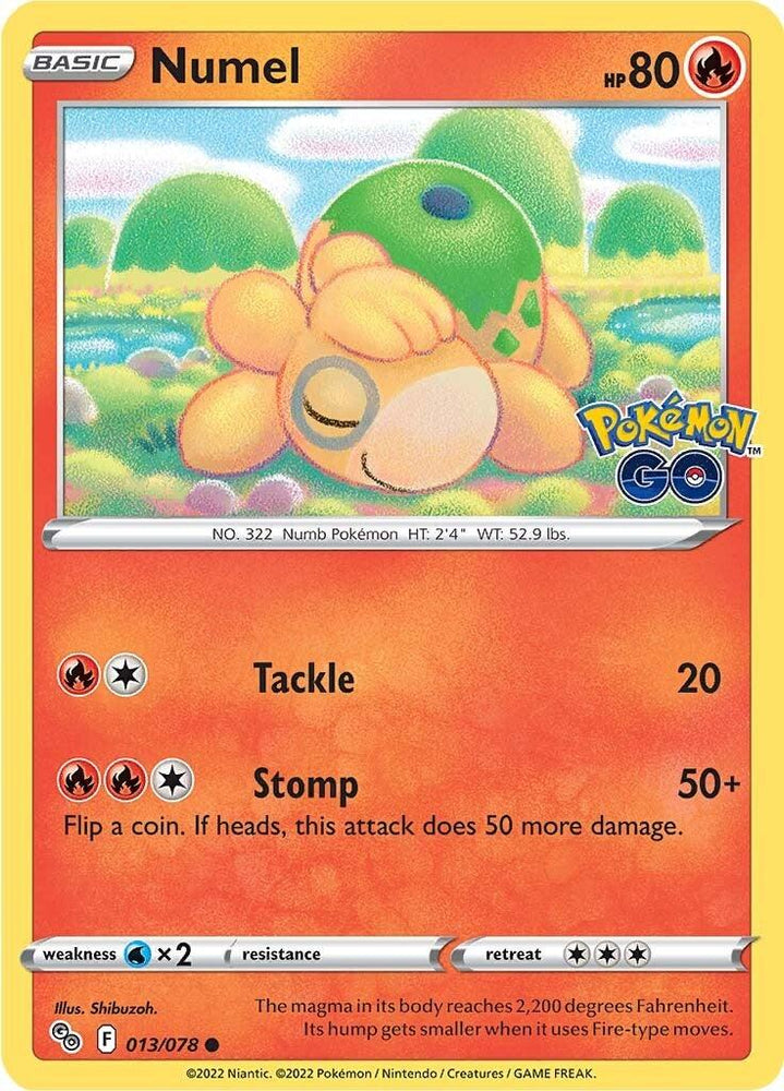 Numel (013/078) [Pokémon GO] (Online Only)