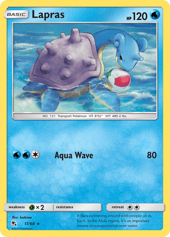 Lapras (17/68) [Sun & Moon: Hidden Fates] (Online Only)