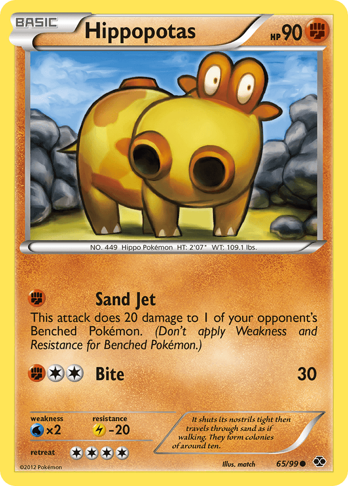 Hippopotas (65/99) [Black & White: Next Destinies] (Online Only)