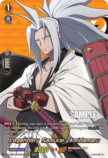 Legendary Samurai, Amidamaru (D-TTD03/SKR08EN) [Shaman King]