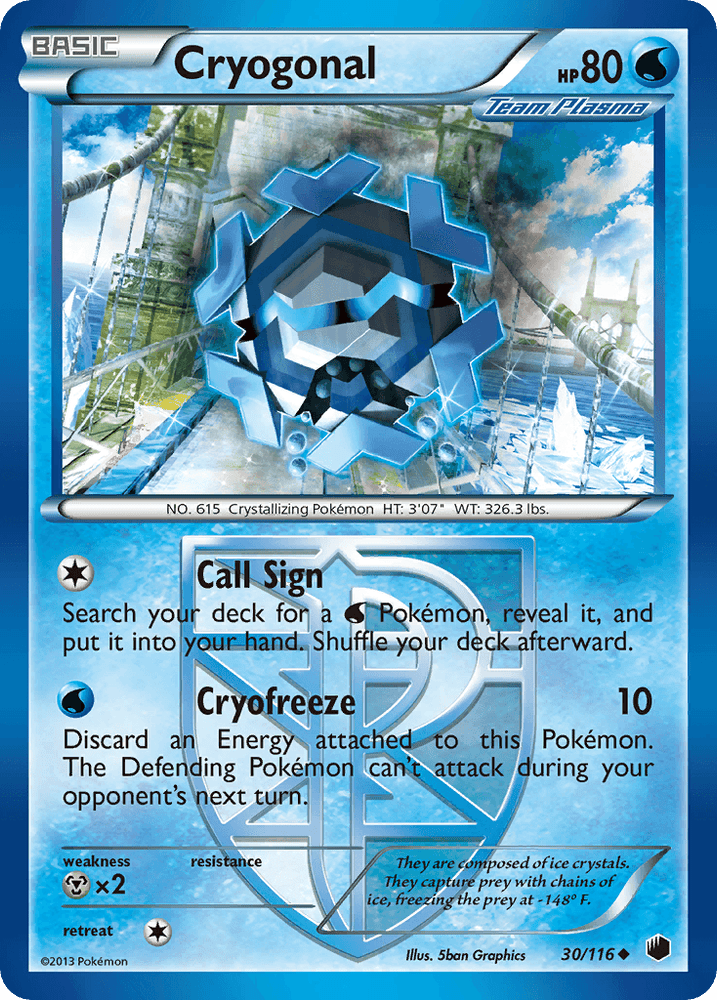 Cryogonal (30/116) [Black & White: Plasma Freeze] (Online Only)