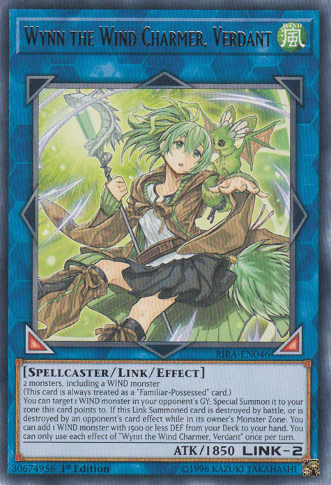 Wynn the Wind Charmer, Verdant [RIRA-EN046] Rare (ONLINE ORDER ONLY)