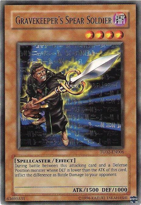 Gravekeeper's Spear Soldier [TU02-EN006] Rare (ONLINE ORDER ONLY)