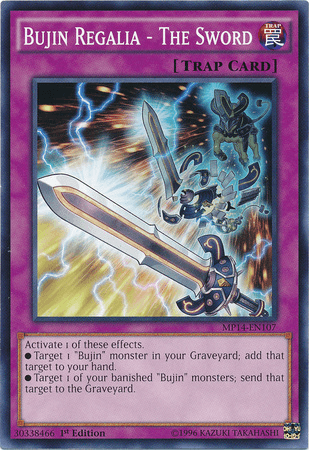 Bujin Regalia - The Sword [MP14-EN107] Common (ONLINE ORDER ONLY)
