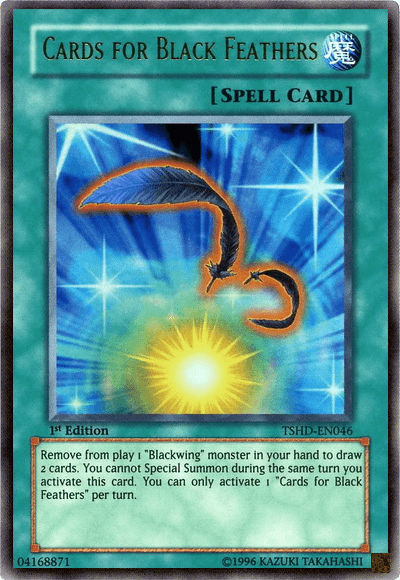 Cards for Black Feathers [TSHD-EN046] Ultra Rare (ONLINE ORDER ONLY)