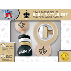 New Orleans Saints - Baby Rattles 2-Pack (ONLINE ORDER ONLY)