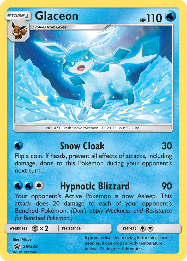 Glaceon (SM238) [Sun & Moon: Black Star Promos] (Online Only)