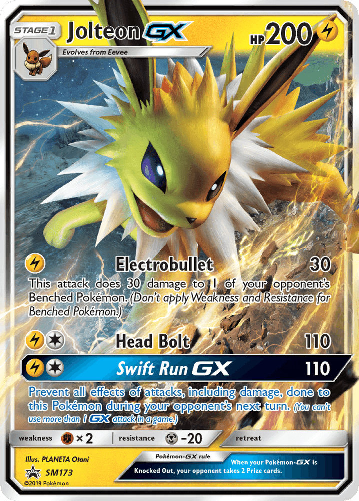 Jolteon GX (SM173) [Sun & Moon: Black Star Promos] (Online Only)