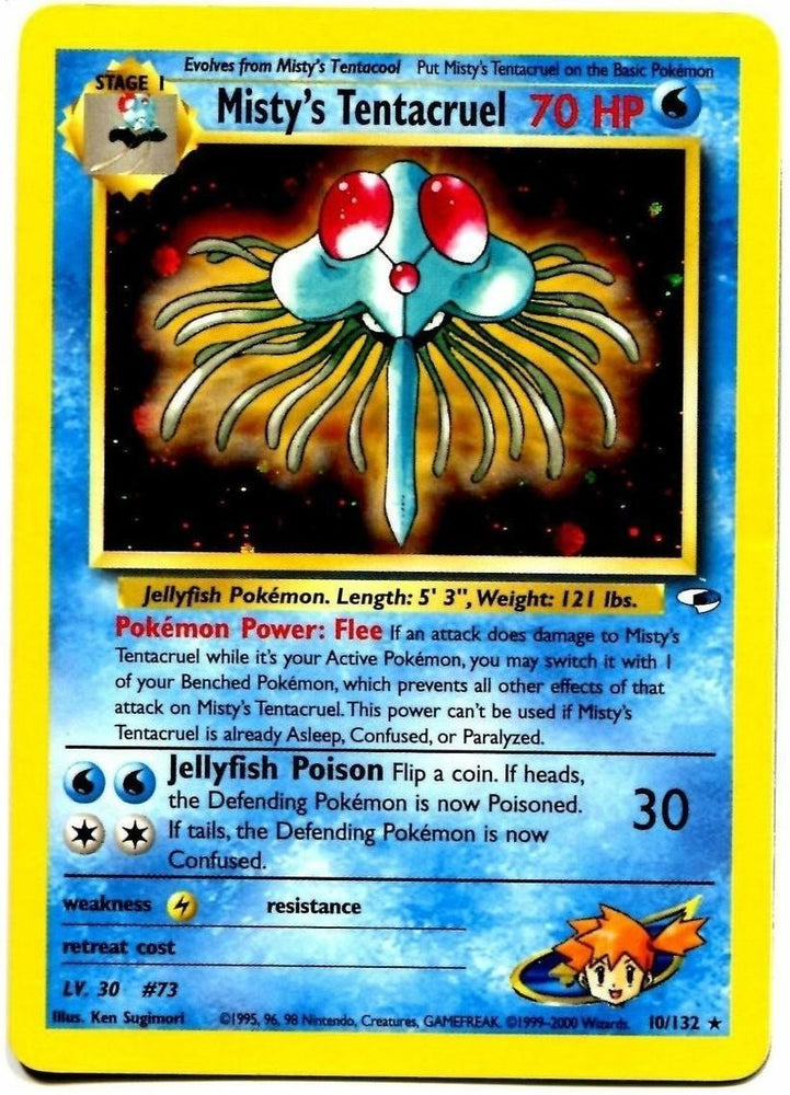 Misty's Tentacruel (10/132) [Gym Heroes Unlimited] (Online Only)