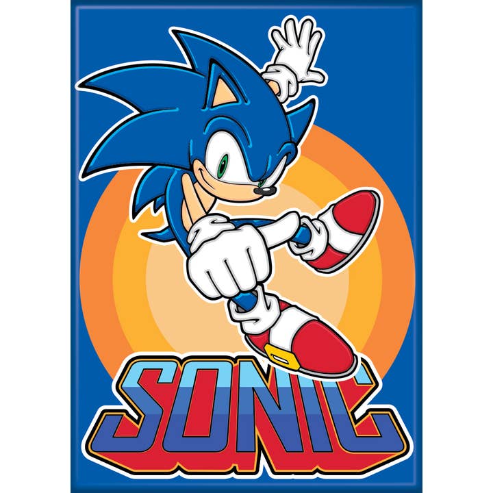 Sonic the Hedgehog: Sonic On Blue Magnet (ONLINE ORDER ONLY)