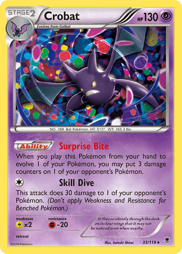 Crobat (33/119) [XY: Phantom Forces] (Online Only)