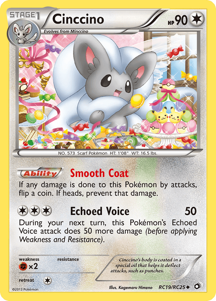 Cinccino (RC19/RC25) [Black & White: Legendary Treasures] (Online Only)