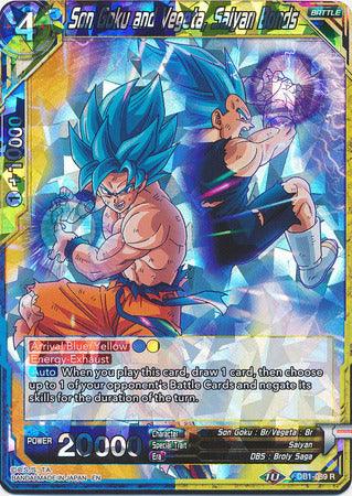 Son Goku and Vegeta, Saiyan Bonds (DB1-089) [Dragon Brawl] (ONLINE ORDER ONLY)