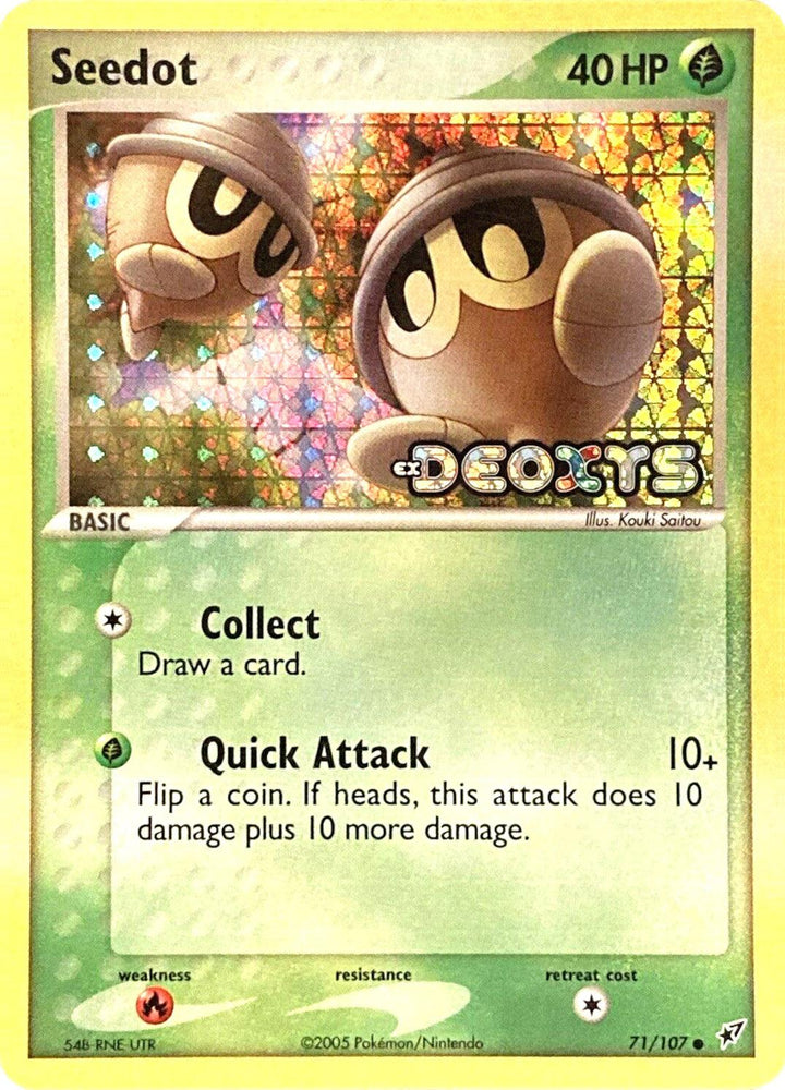 Seedot (71/107) (Stamped) [EX: Deoxys] (Online Only)