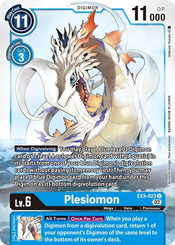Plesiomon [EX3-023] [Draconic Roar] (ONLINE ORDER ONLY)