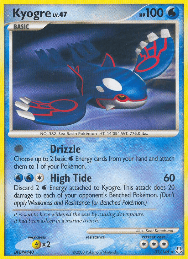 Kyogre (32/146) [Diamond & Pearl: Legends Awakened] (Online Only)