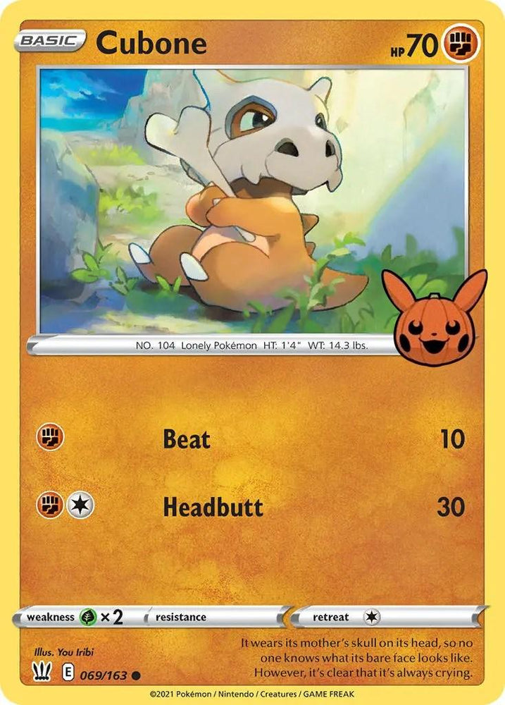 Cubone (069/163) [Trick or Trade] (Online Only)