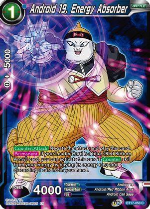 Android 19, Energy Absorber (BT17-050) [Ultimate Squad] (ONLINE ORDER ONLY)