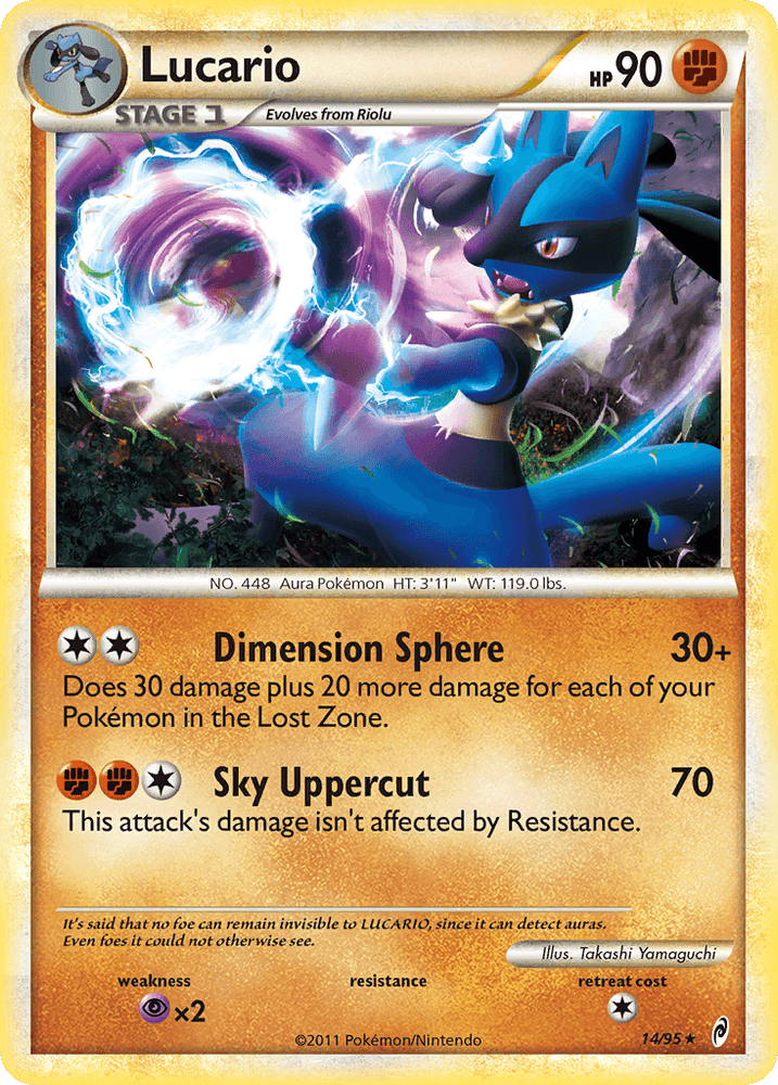 Lucario (14/95) [HeartGold & SoulSilver: Call of Legends] (Online Only)