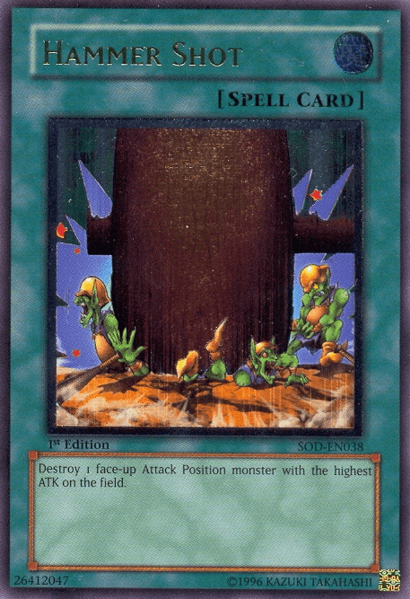 Hammer Shot [SOD-EN038] Ultimate Rare (ONLINE ORDER ONLY)