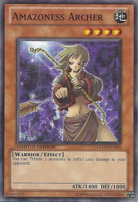 Amazoness Archer [GLD3-EN003] Common (ONLINE ORDER ONLY)