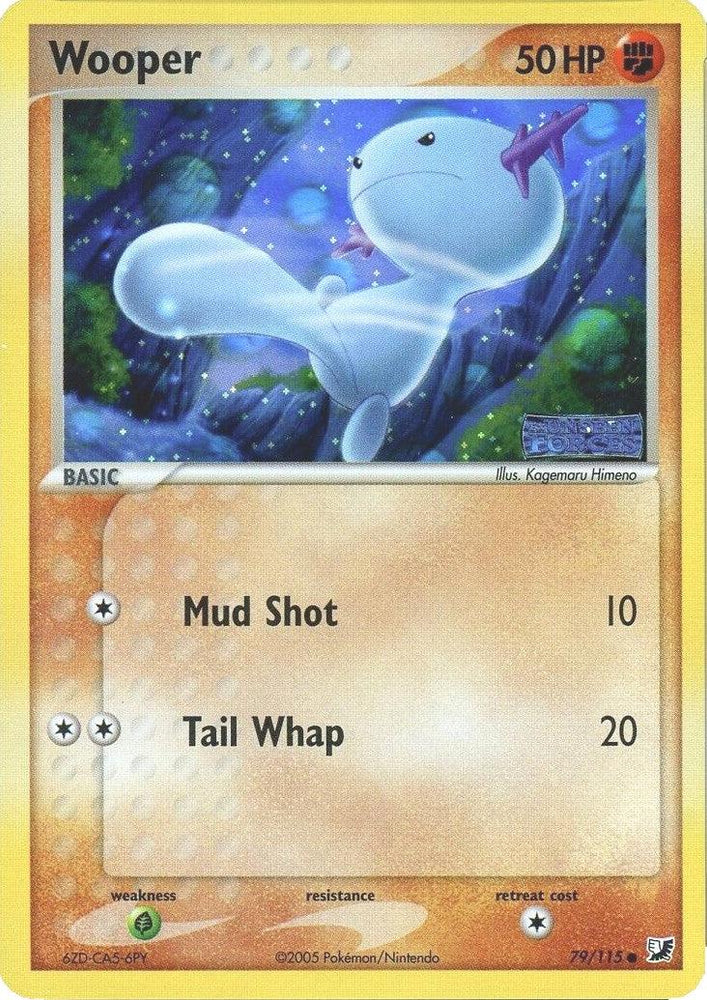Wooper (79/115) (Stamped) [EX: Unseen Forces] (Online Only)
