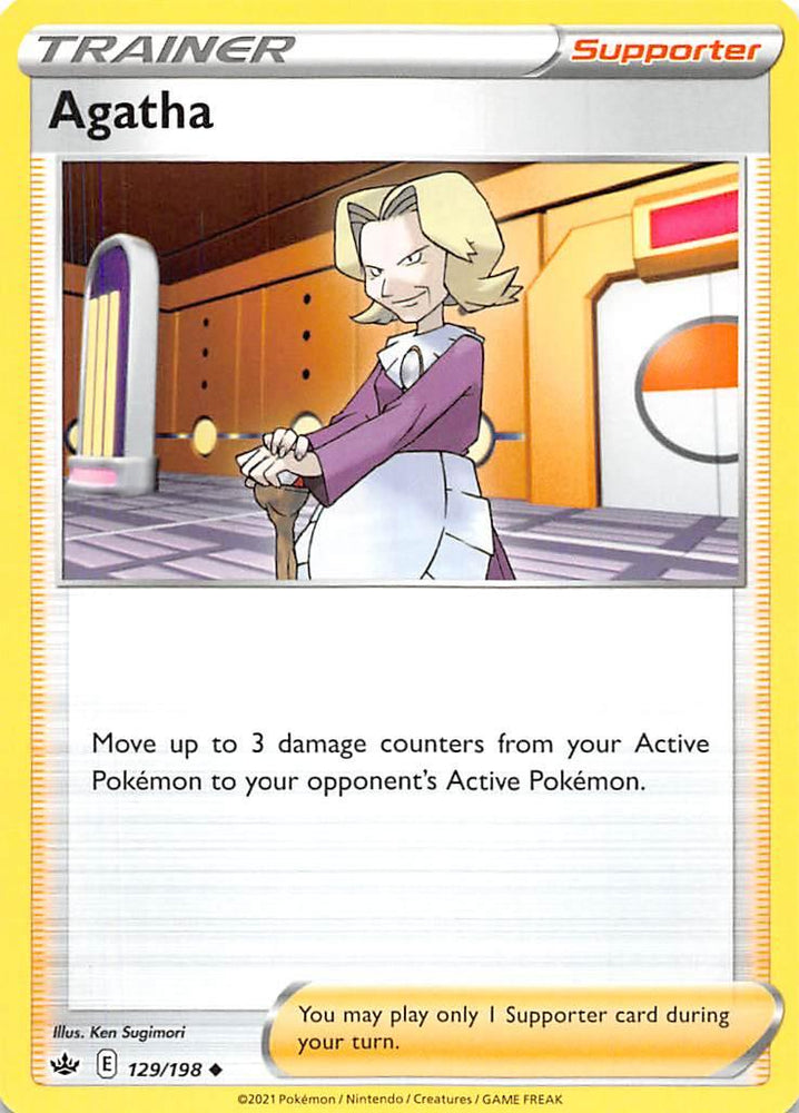 Agatha (129/198) [Sword & Shield: Chilling Reign] (Online Only)
