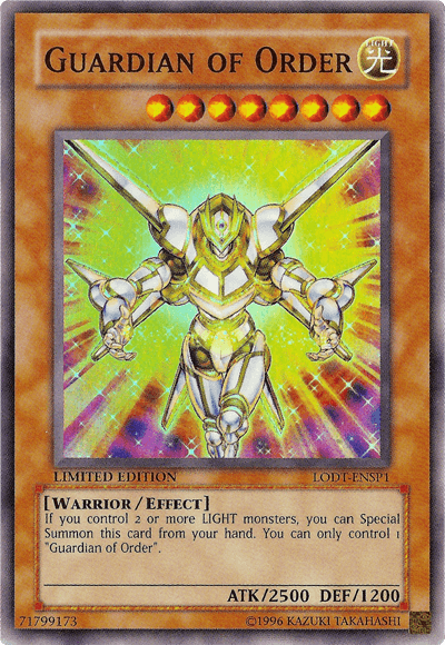 Guardian of Order [LODT-ENSP1] Super Rare (ONLINE ORDER ONLY)