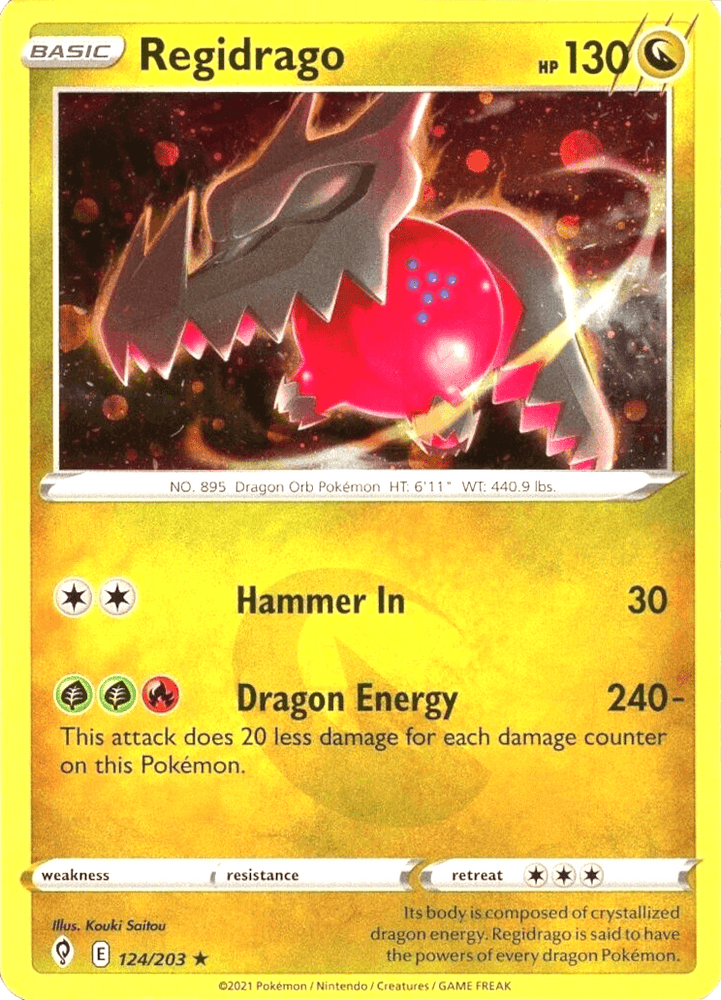 Regidrago (124/203) (Cosmos Holo) [Sword & Shield: Evolving Skies] (Online Only)
