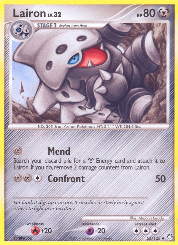 Lairon (53/123) [Diamond & Pearl: Mysterious Treasures] (Online Only)