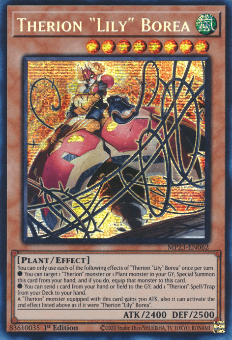 Therion "Lily" Borea [MP23-EN062] Prismatic Secret Rare (ONLINE ORDER ONLY)