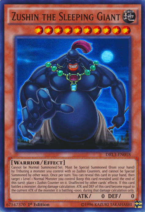 Zushin the Sleeping Giant [DRL3-EN018] Ultra Rare (ONLINE ORDER ONLY)
