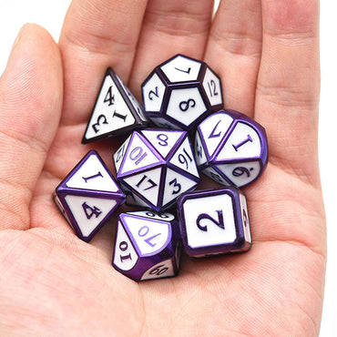 Dark Blue/Purple Electrophoresis Powder with White Dice Metal Set (Online Only)