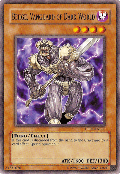 Beiige, Vanguard of Dark World [DR04-EN080] Common (ONLINE ORDER ONLY)
