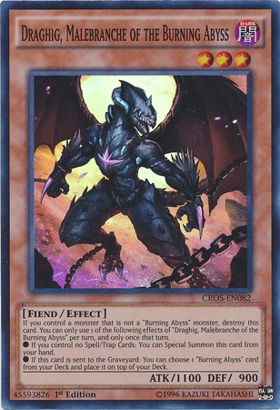 Draghig, Malebranche of the Burning Abyss [CROS-EN082] Super Rare (ONLINE ORDER ONLY)