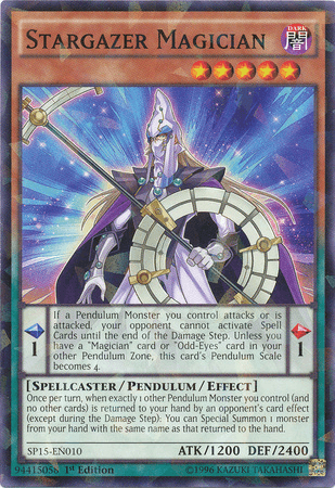 Stargazer Magician [SP15-EN010] Shatterfoil Rare (ONLINE ORDER ONLY)