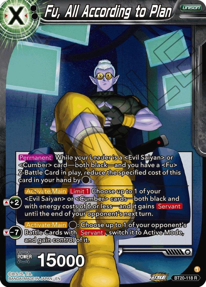 Fu, All According to Plan (BT20-118) [Power Absorbed] (ONLINE ORDER ONLY)