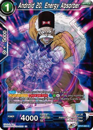 Android 20, Energy Absorber (BT17-051) [Ultimate Squad] (ONLINE ORDER ONLY)