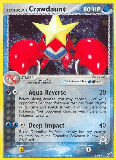 Team Aqua's Crawdaunt (2/95) [EX: Team Magma vs Team Aqua] (Online Only)