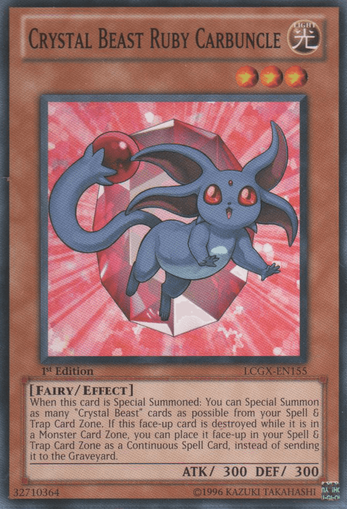 Crystal Beast Ruby Carbuncle [LCGX-EN155] Common (ONLINE ORDER ONLY)