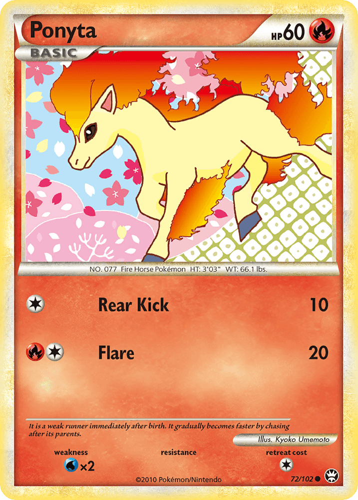 Ponyta (72/102) [HeartGold & SoulSilver: Triumphant] (Online Only)