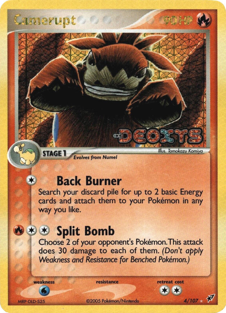 Camerupt (4/107) (Stamped) [EX: Deoxys] (Online Only)