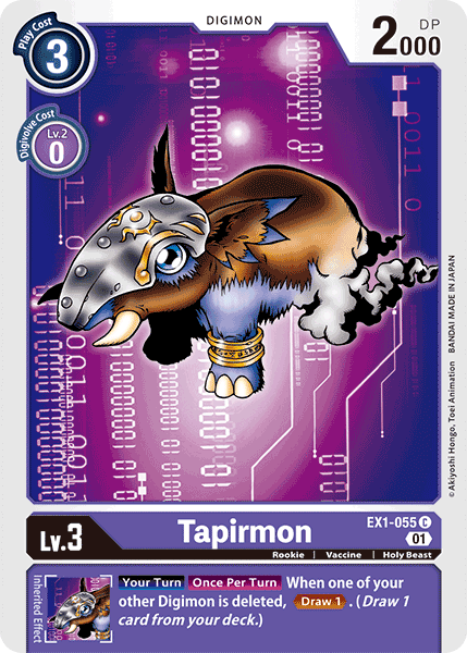 Tapirmon [EX1-055] [Classic Collection] (ONLINE ORDER ONLY)