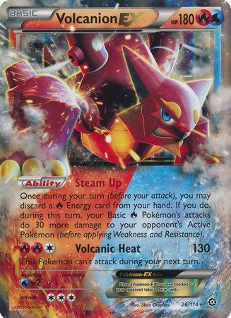 Volcanion EX (26/114) (Jumbo Card) [XY: Steam Siege] (Online Only)