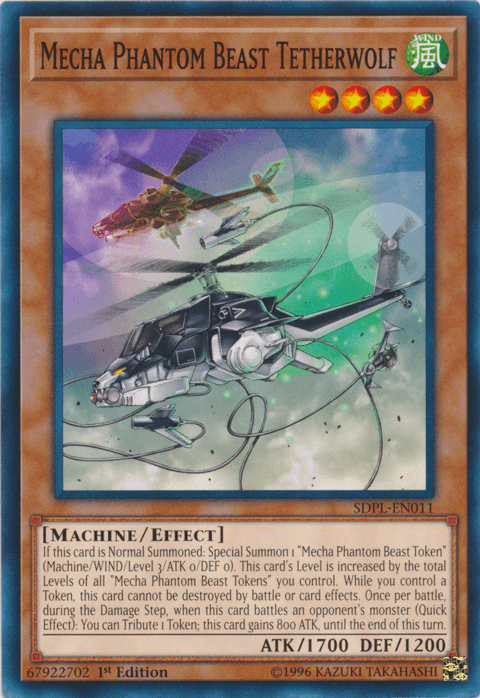 Mecha Phantom Beast Tetherwolf [SDPL-EN011] Common (ONLINE ORDER ONLY)