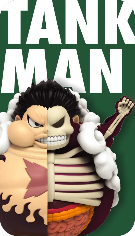 Freeny's Hidden Dissectibles: One Piece (Luffy’s Gears Edition) Blind Box (1 Blind Box) (ONLINE ORDER ONLY)