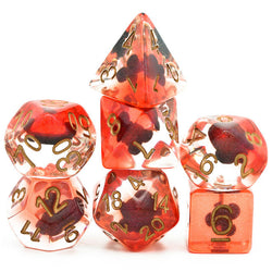 "Clubs" Shape of My Heart 7-Dice Set (Online Only)