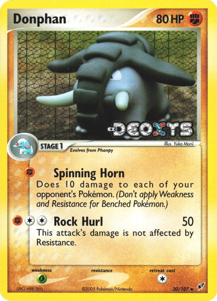 Donphan (30/107) (Stamped) [EX: Deoxys] (Online Only)