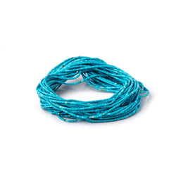 1mm Turquoise Howlite Plain Tube Beads 15.5 inch 350 pieces (ONLINE ORDER ONLY)